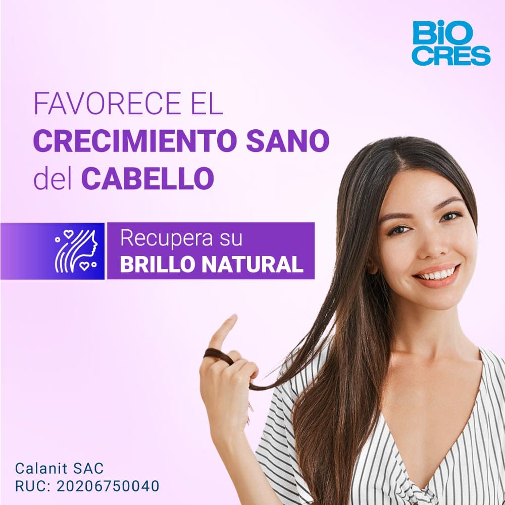 ✨ LOCIÓN BIOCRES BIOTINA y KERATINA🌿 Prevención y Fortalecimiento del Cabello