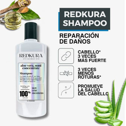 🍃REDKURA SHAMPOO BOTANICO♻️ – Lujo natural ¡Resultados visibles al día!”