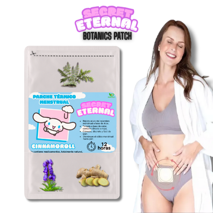 🌿PARCHE SECRET ETERNAL x 10un🔥 Alivia el Cólico Menstrual 12H.