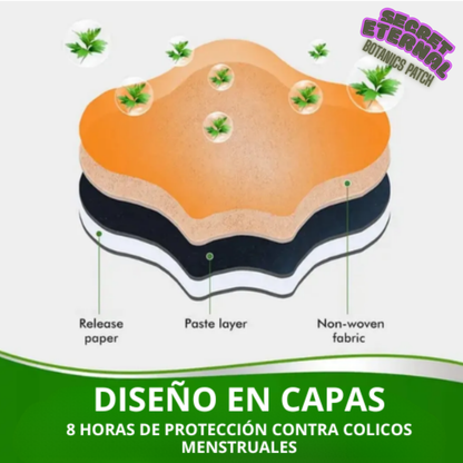 🌿PARCHE SECRET ETERNAL x 10un🔥 Alivia el Cólico Menstrual 12H.